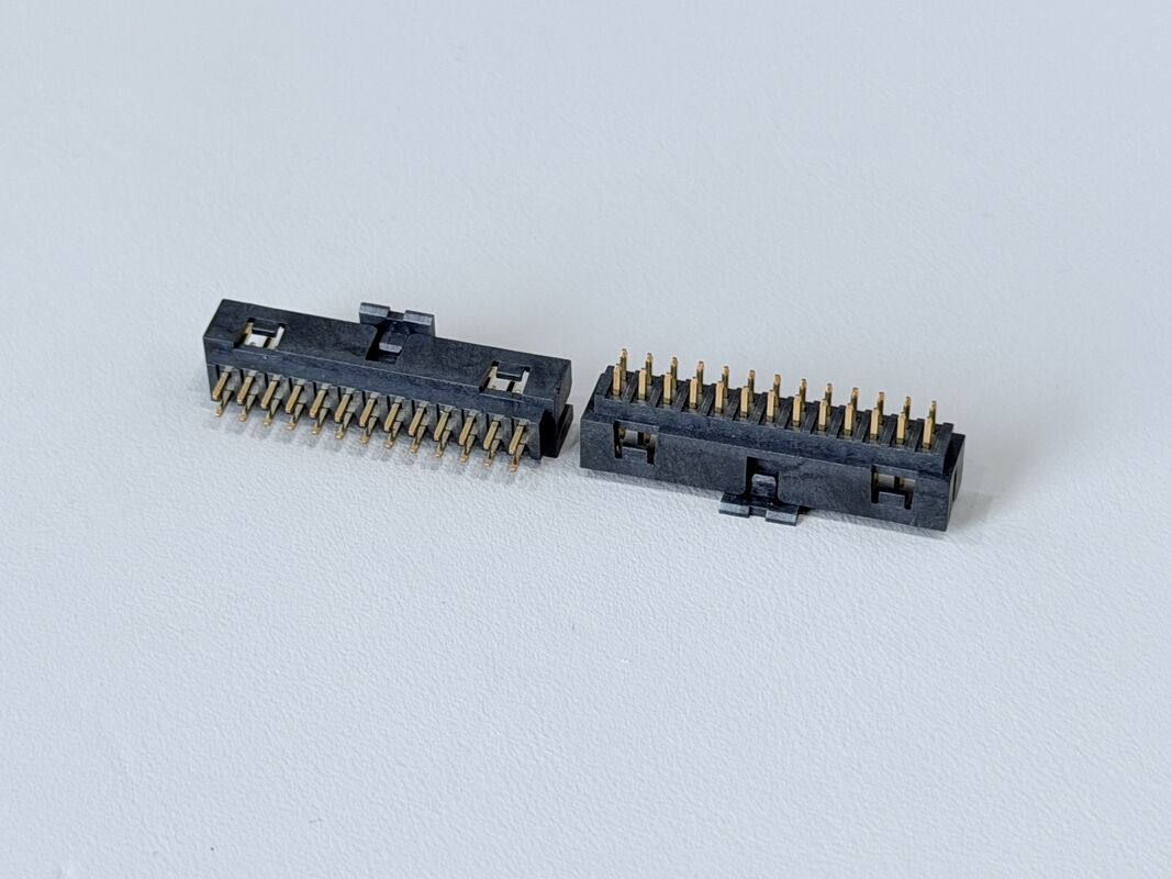 2.00mm Pitch 2×13 Pin Header Connector, Dual-Row PCB Through-Hole Electronic Connector, Gold-Plated Terminals, Signal & Power Transmission