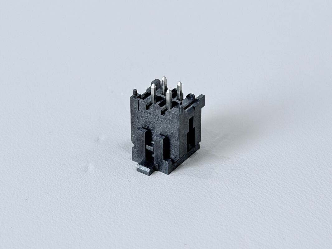 Micro-Fit 3.0 Dual-Row Straight Pin Header Connector for 2×2Pin, 3.0 Pitch, Tin-Plated, PCB Through-Hole Type electronic terminal signal power customization Tyco Amphenol Standard