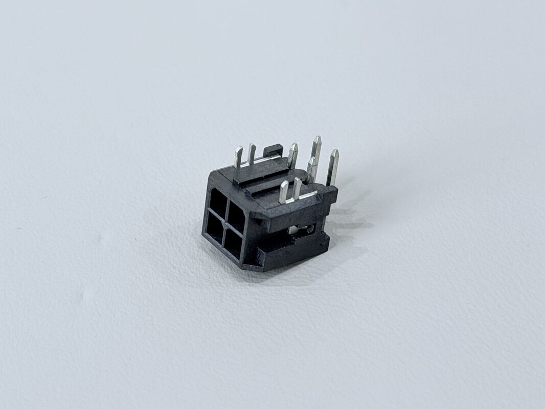 Micro-Fit 3.0 2x3 Pin Header Connector, 3.00mm Pitch Side Entry PCB Power Signal Connector, Tin-Plated Through-Hole Terminal for Automotive, Industrial and Server Applications