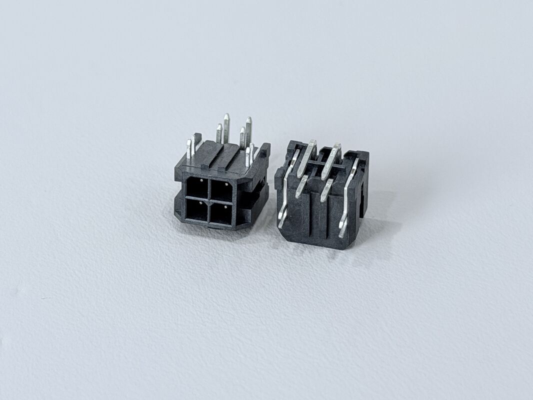 Micro-Fit 3.0 2x3 Pin Header Connector, 3.00mm Pitch Side Entry PCB Power Signal Connector, Tin-Plated Through-Hole Terminal for Automotive, Industrial and Server Applications