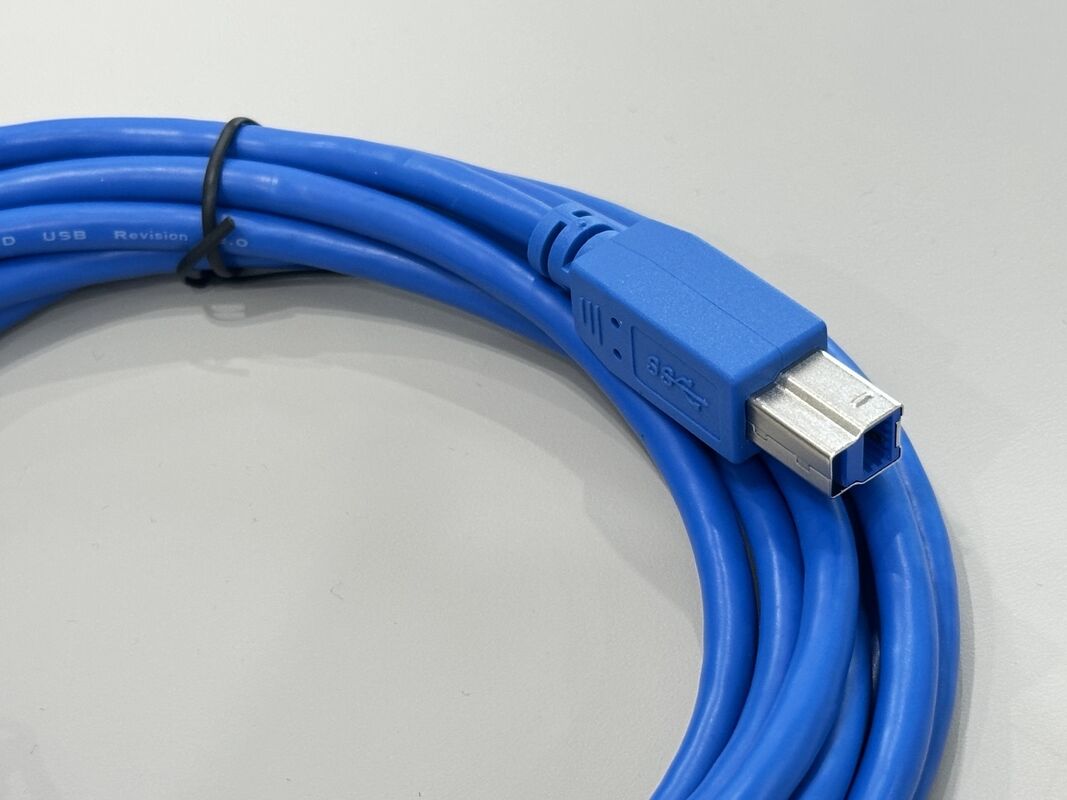 USB 3.0 A to B connector cable high speed electronic wire harness for printer scanner external HDD power and signal transmission customization industrial devices applications