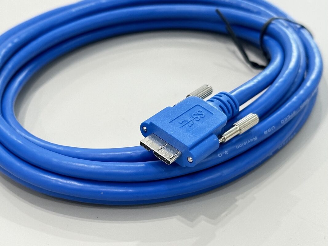 USB 3.0 A to Micro B connector cable high speed electrical wire for external HDD data transmission, power supply, server storage devices, customization industrial electronic applications