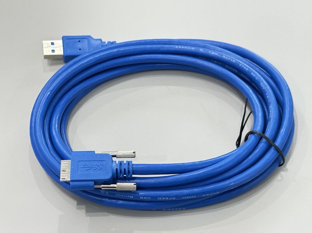 USB 3.0 A to Micro B connector cable high speed electrical wire for external HDD data transmission, power supply, server storage devices, customization industrial electronic applications