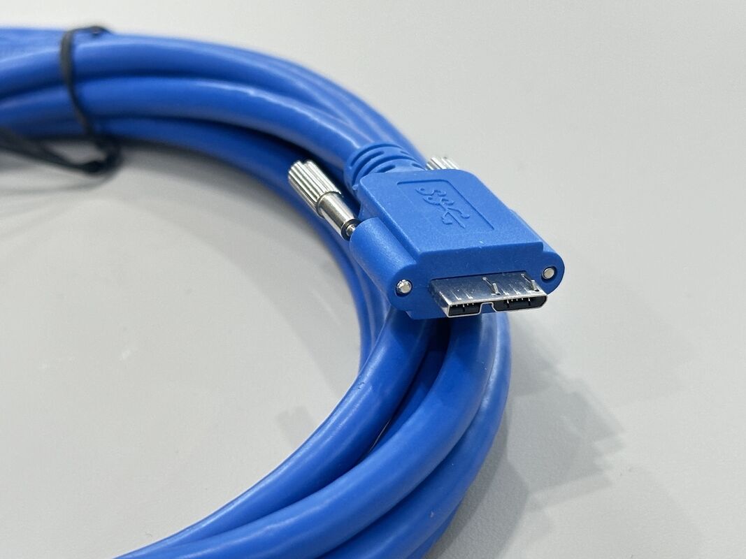 USB 3.0 A to Micro B connector cable high speed electrical wire for external HDD data transmission, power supply, server storage devices, customization industrial electronic applications