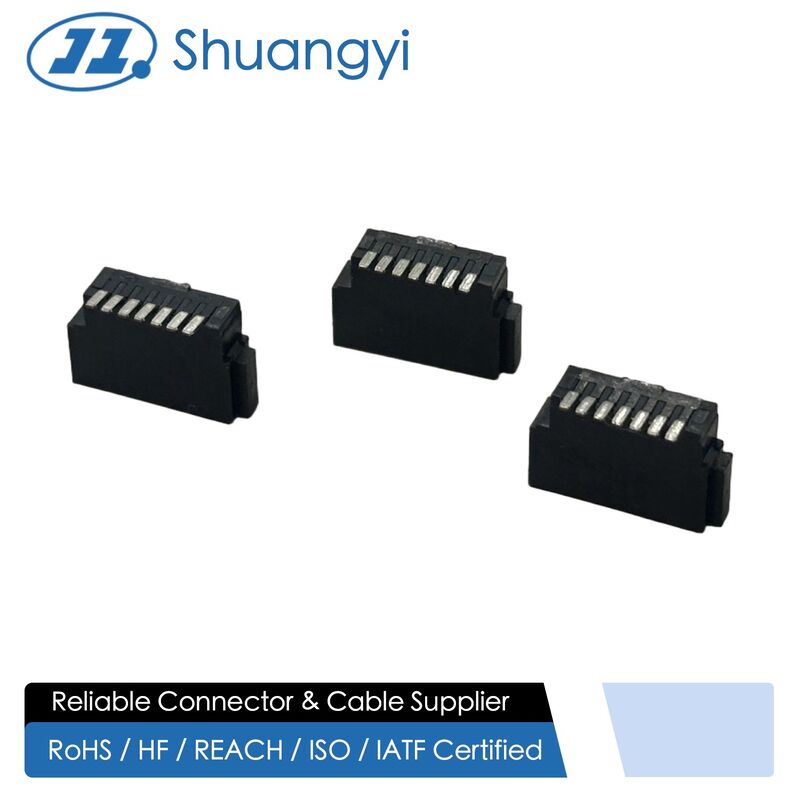 7-Pin SATA Female Wire Solder Connector, PCB Cable Harness Terminals, Electrical Signal Power connector for Server Storage, Industrial Control, Automotive Systems, Customization OEM Applications