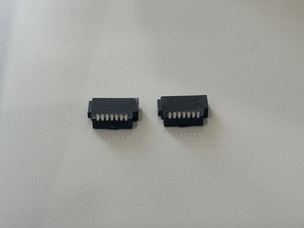 SATA 7-Pin Female Right-Angle Electrical Connector, Solder Type Cable Terminal, High-Reliability Data Transmission Connector for HDD/SSD, Server, Industrial PCB Customization Power&Signal Wire Harness