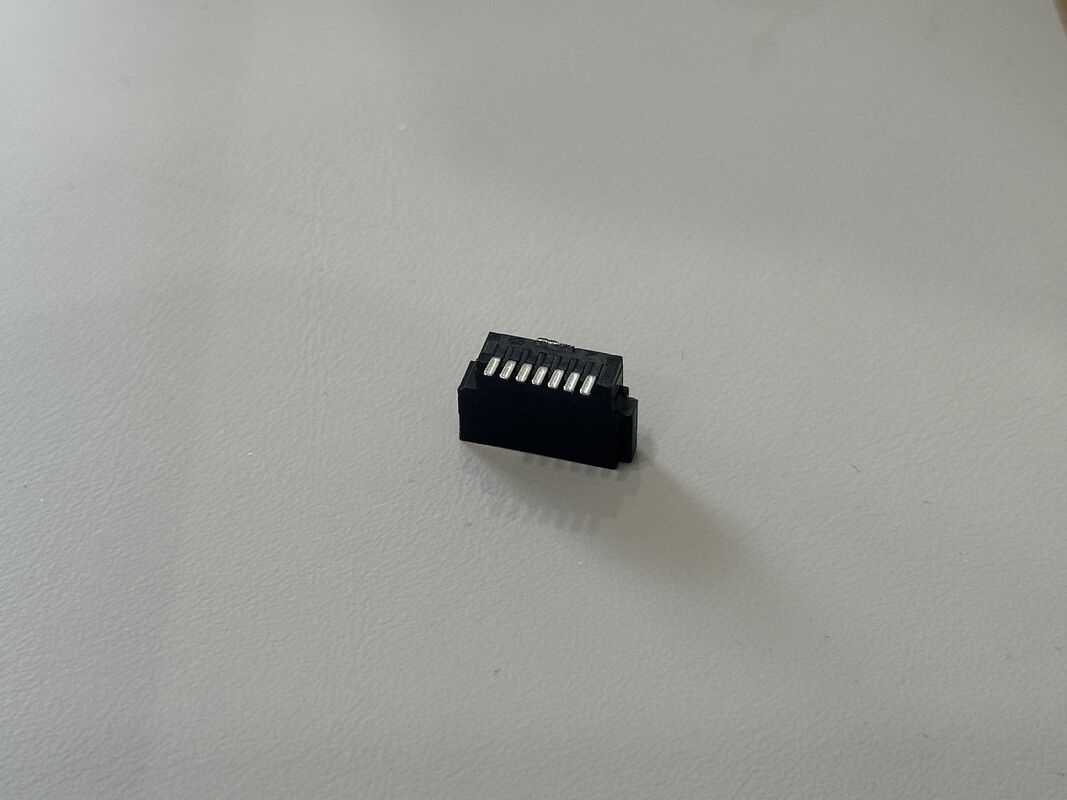 SATA 7-Pin Female Right-Angle Electrical Connector, Solder Type Cable Terminal, High-Reliability Data Transmission Connector for HDD/SSD, Server, Industrial PCB Customization Power&Signal Wire Harness