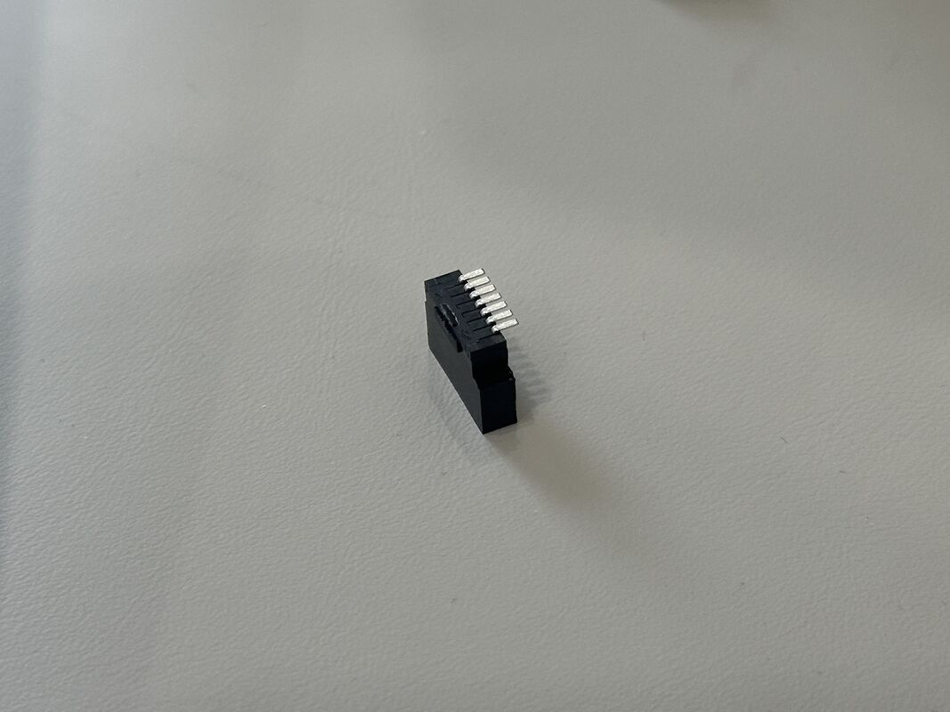 SATA 7-Pin Female Right-Angle Electrical Connector, Solder Type Cable Terminal, High-Reliability Data Transmission Connector for HDD/SSD, Server, Industrial PCB Customization Power&Signal Wire Harness