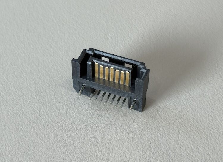 High board to board PCB connector 1.27mm pitch gold plated male terminals electrical signal connector for industrial control modules, server transmission, automotive electronics customization harness