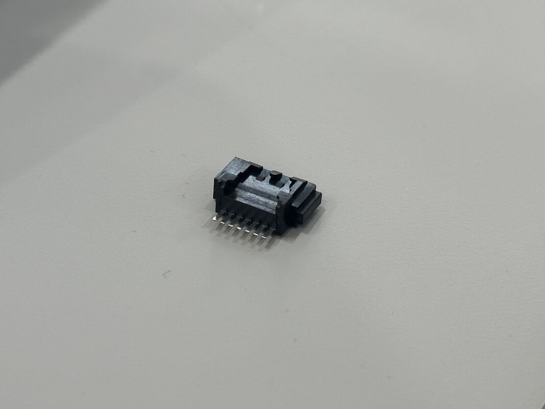 1.0mm pitch SMT female connector 10 pin low-profile PCB signal connector for compact electronic devices, automotive control boards and customized wire harness transmission solutions applications