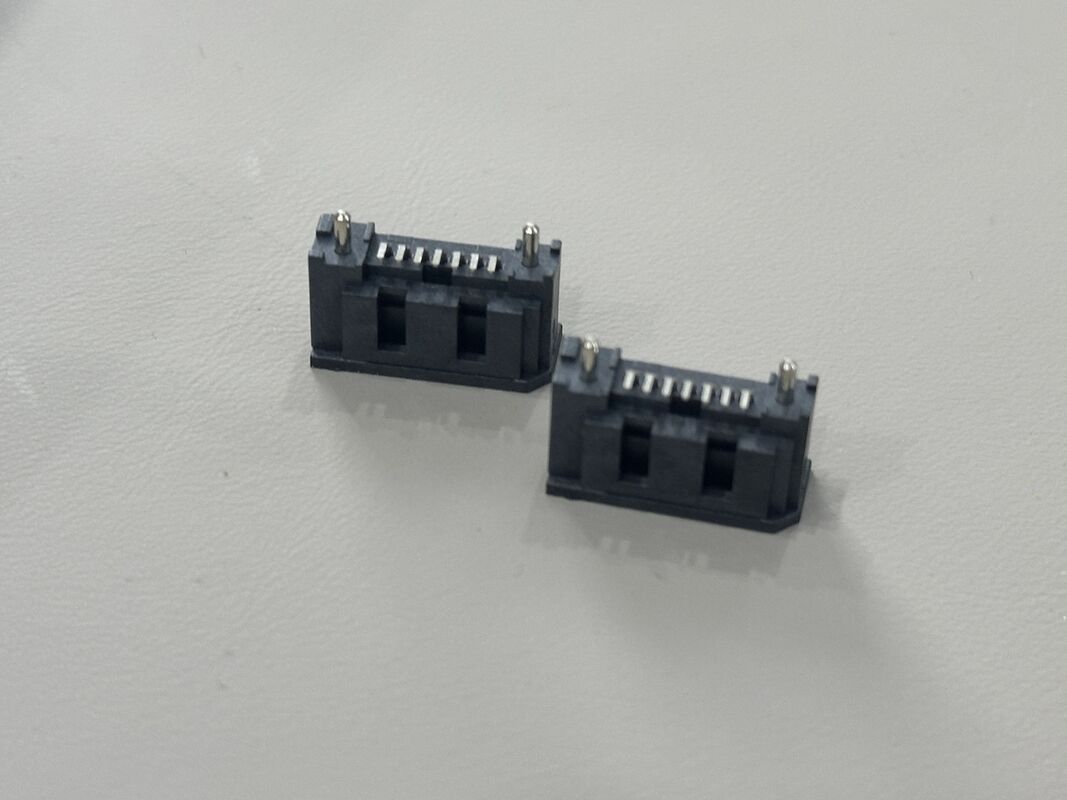 2.0mm Pitch PCB Male Signal Power Connector with Positioning Pegs Through Hole Electrical Terminals, Customization for Automotive Wire Harness, Server Board Transmission Applications, industrial equip