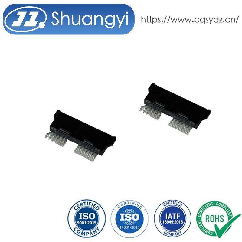 Slimline SATA 13-Pin Female SMT connector for PCB HDD SSD signal power transmission, 1.27mm pitch electronic terminal customizable server storage cable assemblies for automotive equipment applications