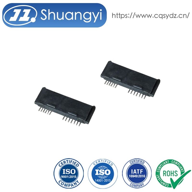 SATA 13P Female SMT PCB connector 1.27mm pitch board-to-board signal connector for HDD SSD server transmission, RoHS-compliant customization for automotive industrial power systems