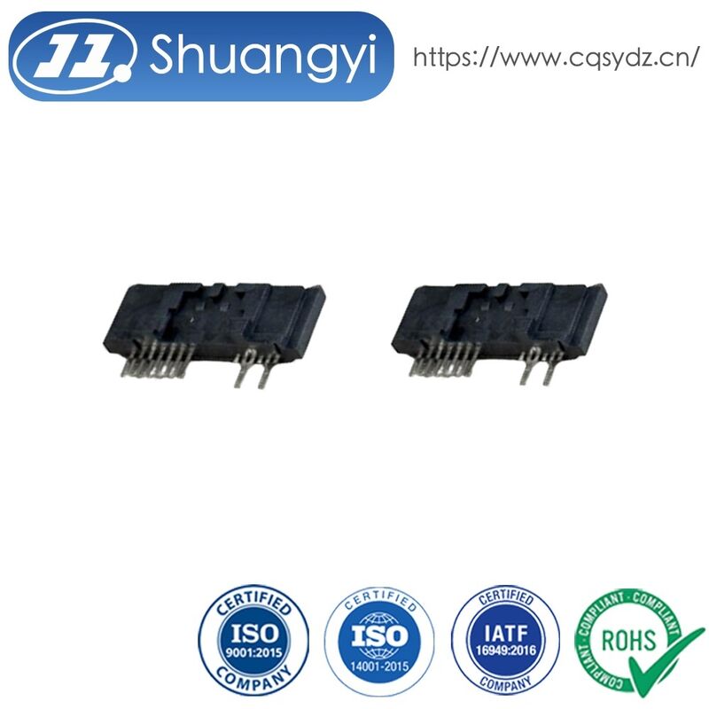 SATA 22-Pin Female SMT PCB Connector, Power and Signal Terminals, 1.27mm Pitch Board Connector for Server Storage, SSD, Automotive Electronic Transmission, Custom Wire Cable Assemblies