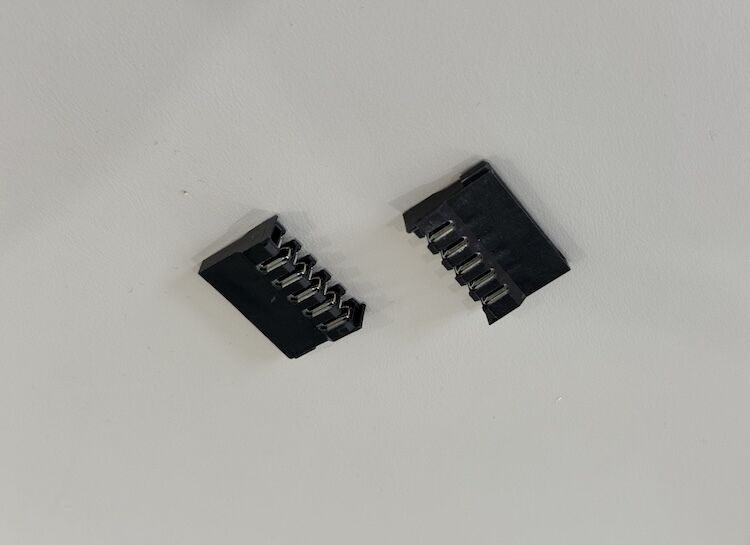 2.54mm pitch IDC female terminal connector 6-pin wire to board electrical electronic signal power PCB connector customization for automotive industrial server control harness systems