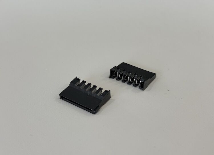 2.54mm pitch IDC female terminal connector 6-pin wire to board electrical electronic signal power PCB connector customization for automotive industrial server control harness systems