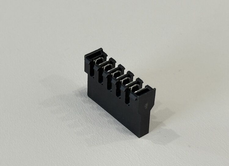 2.54mm pitch IDC female terminal connector 6-pin wire to board electrical electronic signal power PCB connector customization for automotive industrial server control harness systems