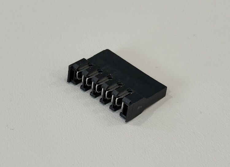 2.54mm pitch IDC female terminal connector 6-pin wire to board electrical electronic signal power PCB connector customization for automotive industrial server control harness systems