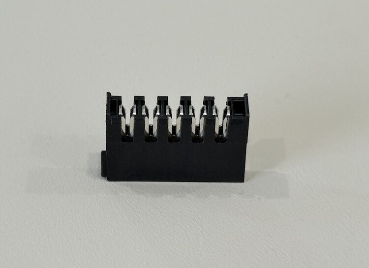 2.54mm pitch IDC female terminal connector 6-pin wire to board electrical electronic signal power PCB connector customization for automotive industrial server control harness systems