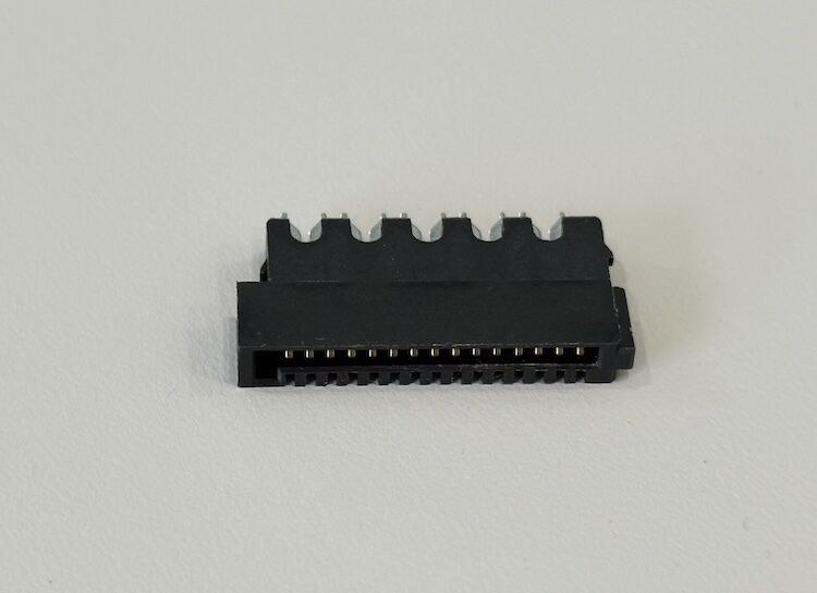 2.54mm Pitch 5 Pin IDC Female Wire to Board Electrical Signal Connector, Tin Plated Terminals, Customization for PCB, Automotive, Industrial Control and Server Power Applications