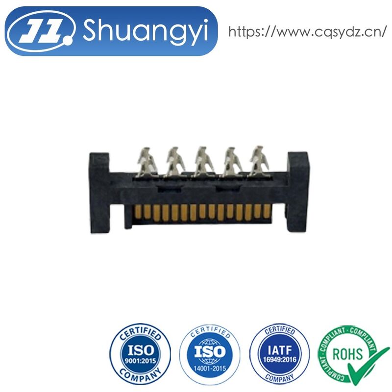 2.54mm Pitch 5 Pin IDC Female Wire to Board Electrical Signal Connector, Tin Plated Terminals, Customization for PCB, Automotive, Industrial Control and Server Power Applications