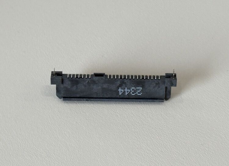 1.27mm pitch SATA C22F 86-pin female PCB connector gold-plated contact storage connector for SSD HDD server signal transmission customized power and data interface solutions for industrial application