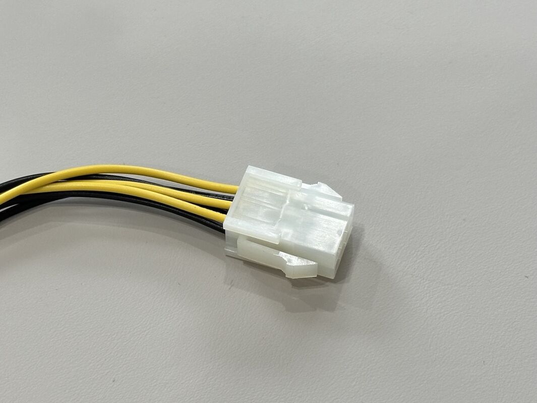 Power connector cable male 4-pin to female 6-pin GPU PCIe, electrical wire harness for PC power supply, server graphics card, automotive DC power transmission customization