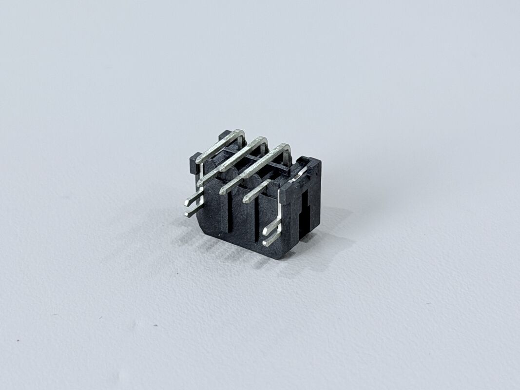 Micro-Fit 3.0 2x3 Pin Header Connector, 3.00mm Pitch Side Entry PCB Power Signal Interface for Automotive, Industrial Control, Server Supply Equipment, Customization Available