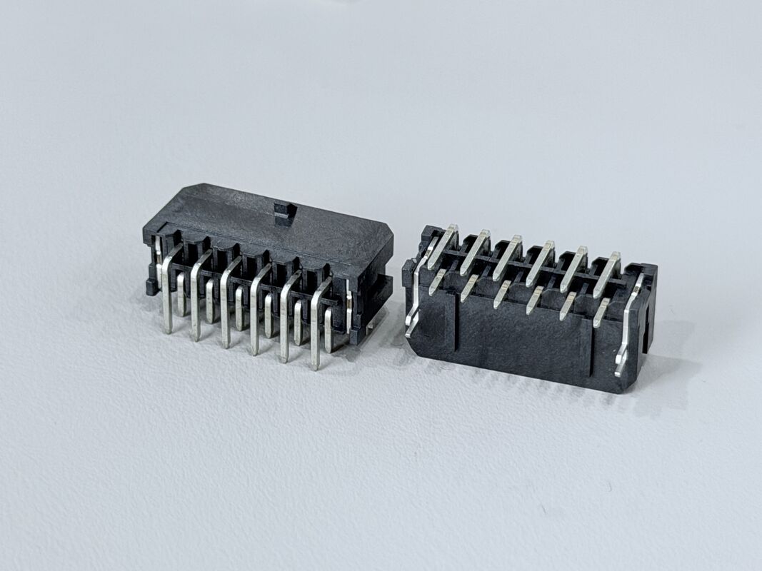 Micro Fit 3.0 2x6 Pin Header Connector, 3.00mm Pitch Side Entry PCB Power Signal Interface for Automotive Control, Industrial Automation, Server Hardware