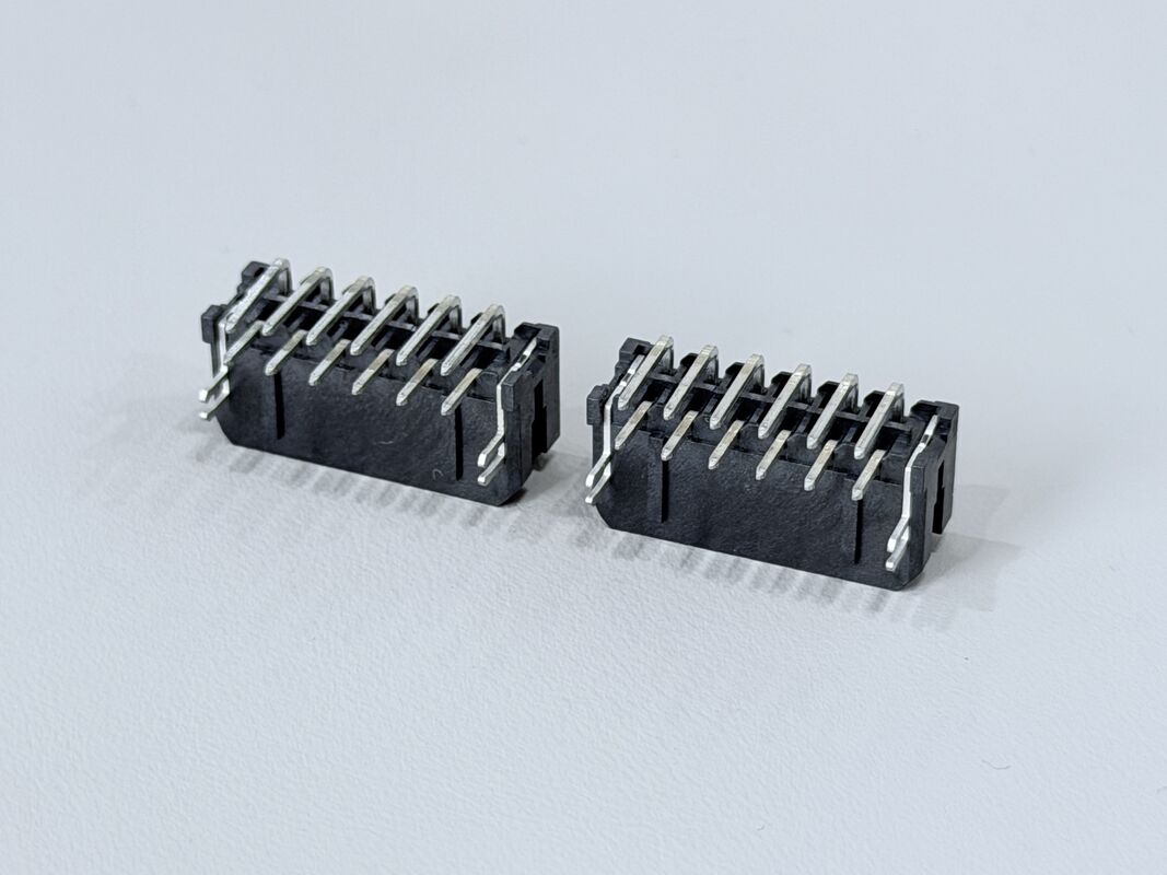 Micro Fit 3.0 2x6 Pin Header Connector, 3.00mm Pitch Side Entry PCB Power Signal Interface for Automotive Control, Industrial Automation, Server Hardware