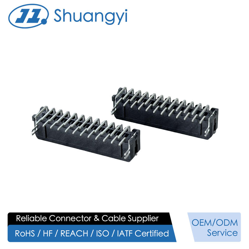 Micro Fit 3.0 2x12 Pin Header Connector, 3.00mm Pitch Side Entry PCB Power Signal Interface for Automotive Control, Industrial Automation, Server Hardware