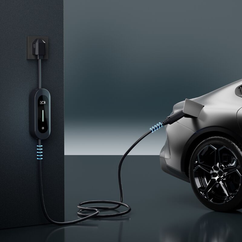 Shuangyi Portable EV Charger 3.5–7kW Type 2, new energy Charging GB/T, EU US CCC, Type 1 type 2Adjustable Current IP66