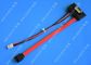 SATA (7+15) 22Pin Male To 7Pin Male Plus 4PIN Molex Data and Power Combo Extension Cable supplier