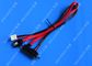 Sata Connector 7+15 7in to 7 Pin Sata Cable Power Cable 100mm supplier