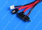 Sata Connector 7+15 7in to 7 Pin Sata Cable Power Cable 100mm supplier