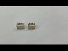 Double-Row 2*4 Natural Color Straight Pin Header Tin 100u'' External Leakage 3.0mm Terminals